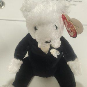 TY Beanie Baby - GROOM the Wedding Bear (8 inch)